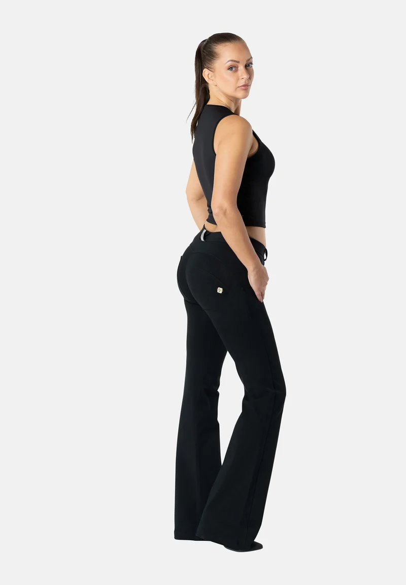 WR.UP Push-Up Regular Waist Flare Pants - Black