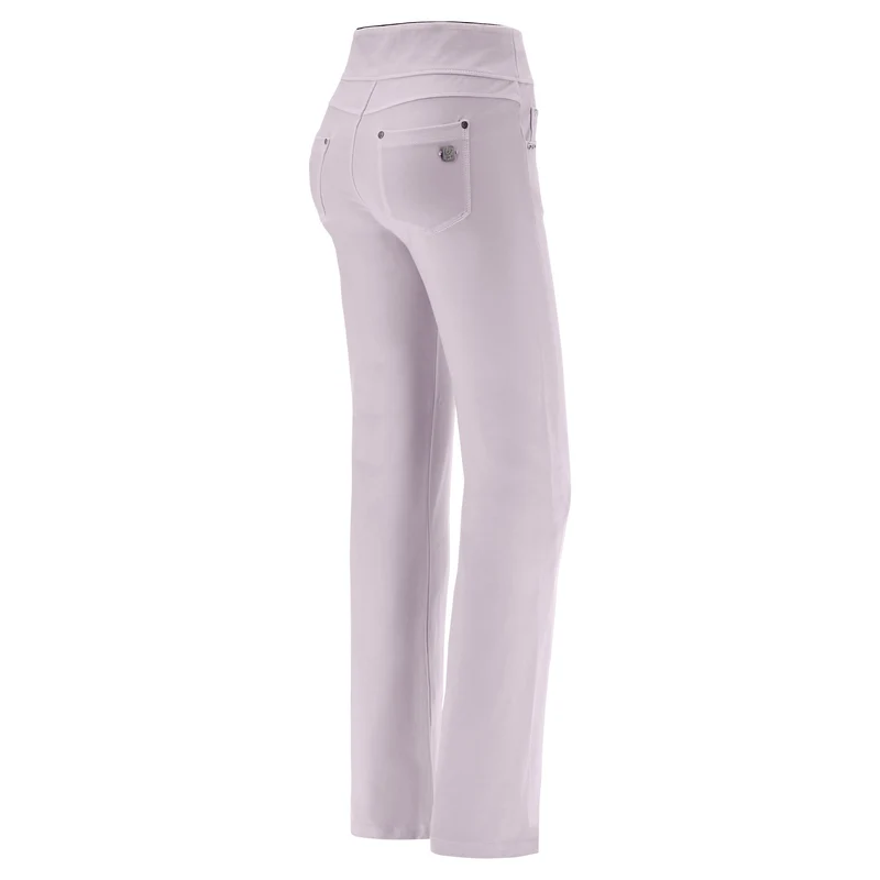 N.O.W. Yoga Mid Waist Wide Leg Pant - Orchid Ice Pink