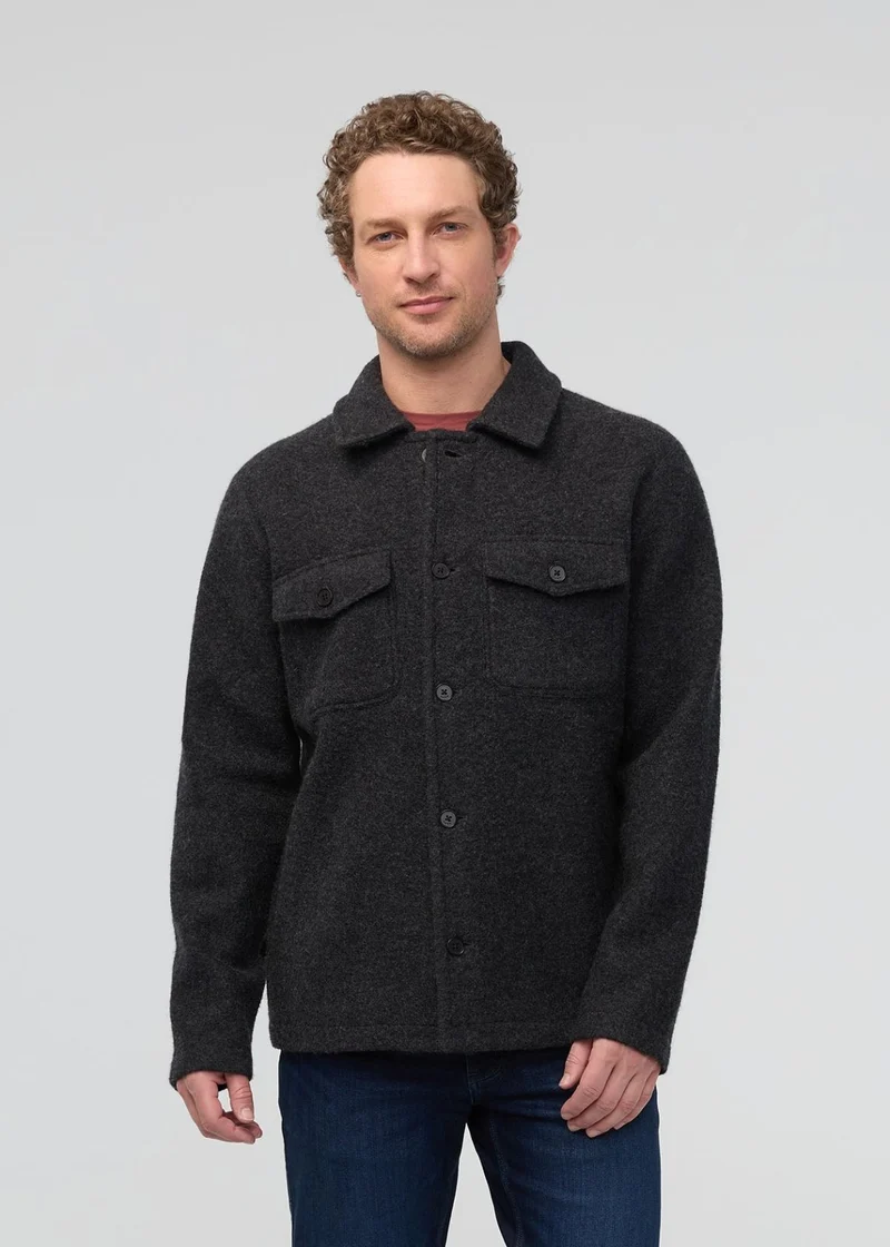 ThermaSoft Merino Field Shirt - Heather Charcoal