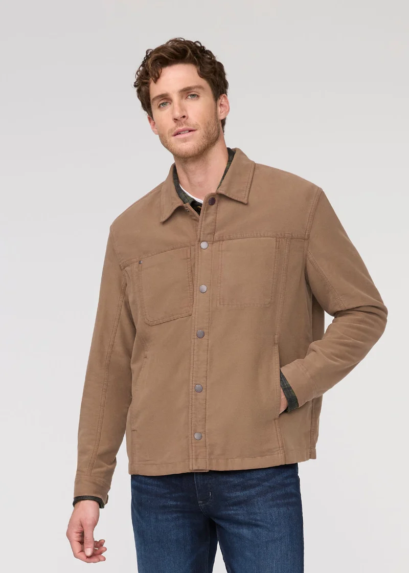 No Sweat Moleskin Jacket - Dark Walnut