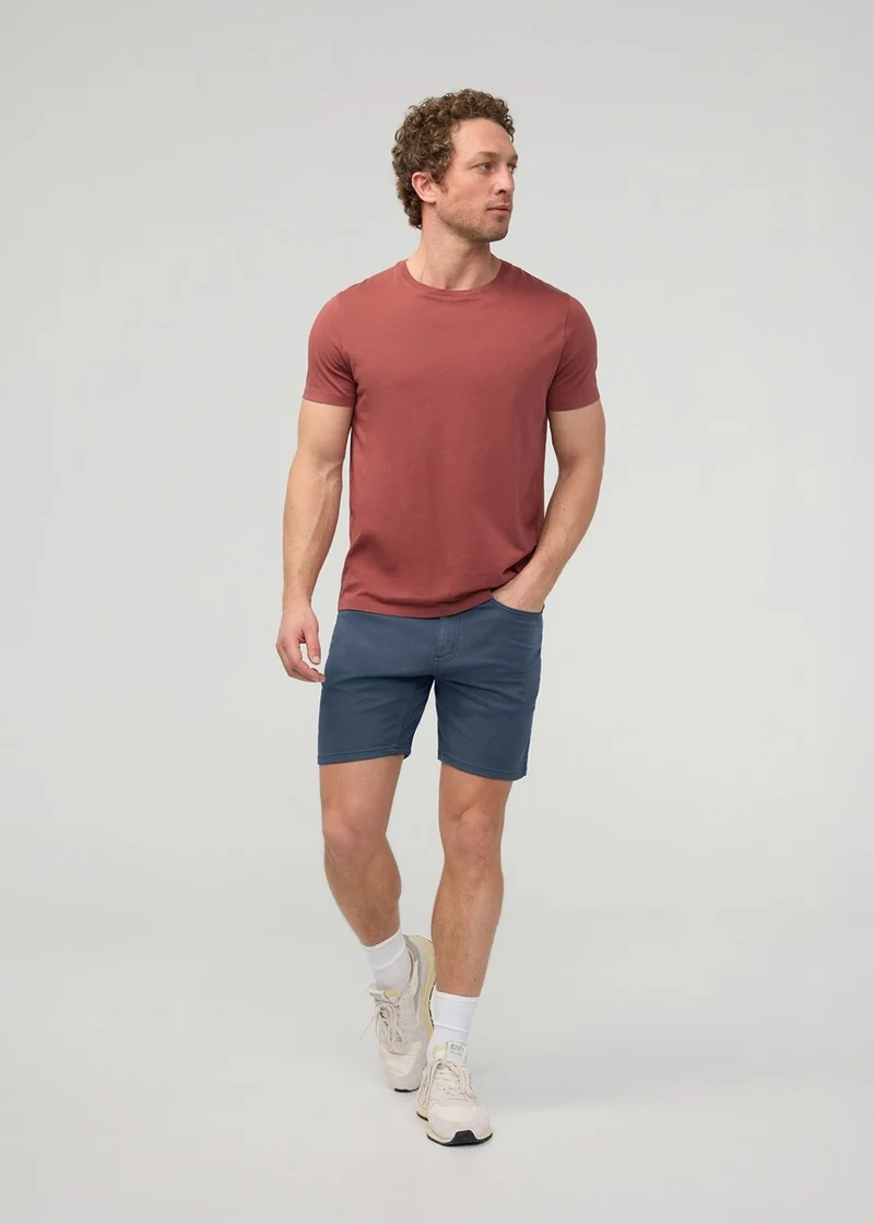 No Sweat Short Slim- Heritage Blue