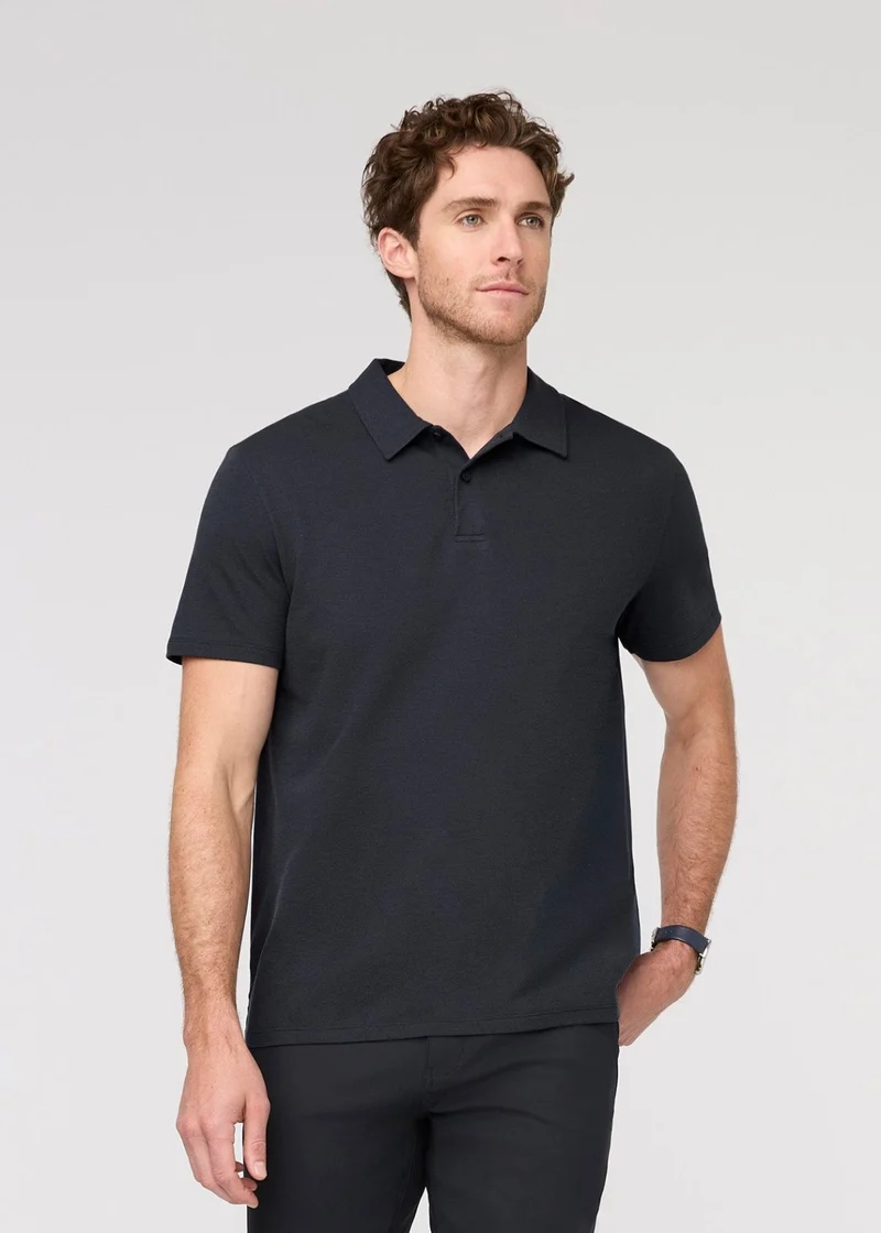 Air Flow Pique Polo - Navy