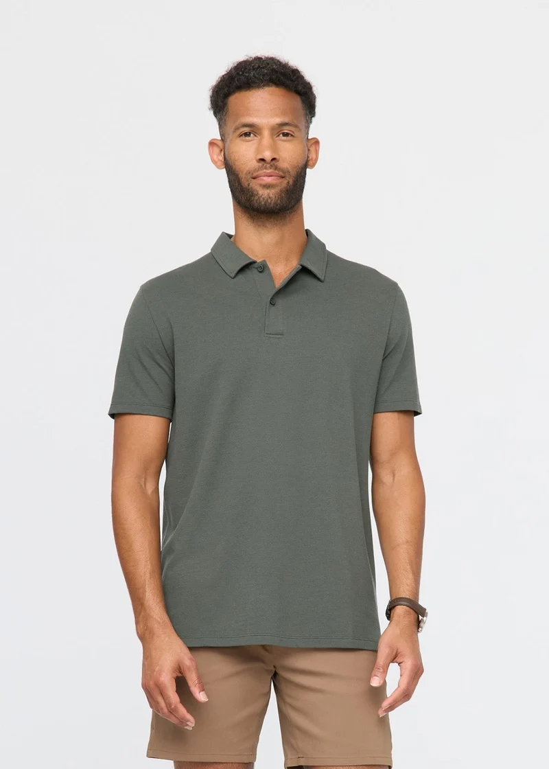 Air Flow Pique Polo - Thyme