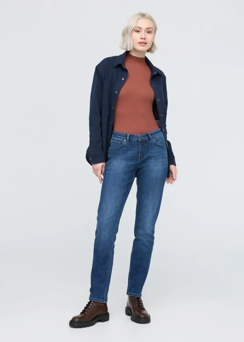 Tech Fleece Denim Girlfriend Jean - Classic Indigo