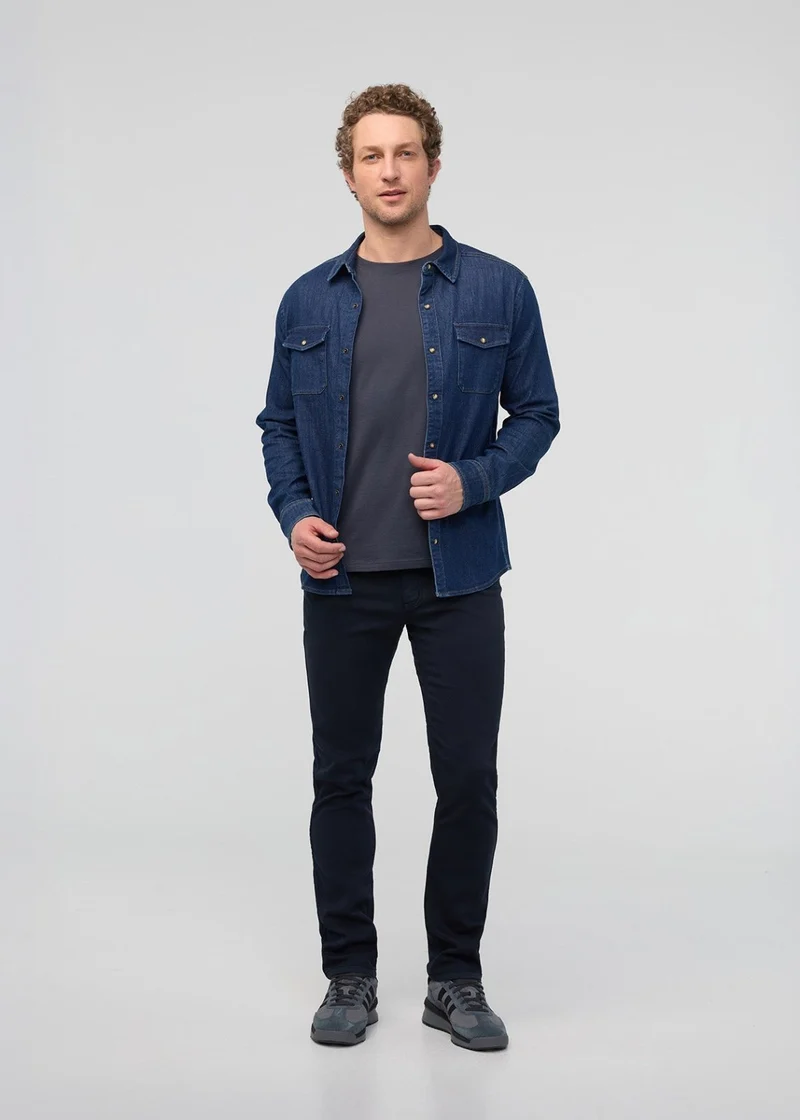 No Sweat Slim Straight - Navy