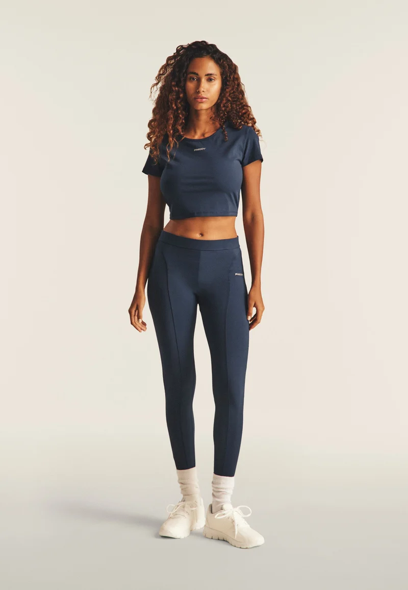 Crop Top - Dark Sapphire Blue