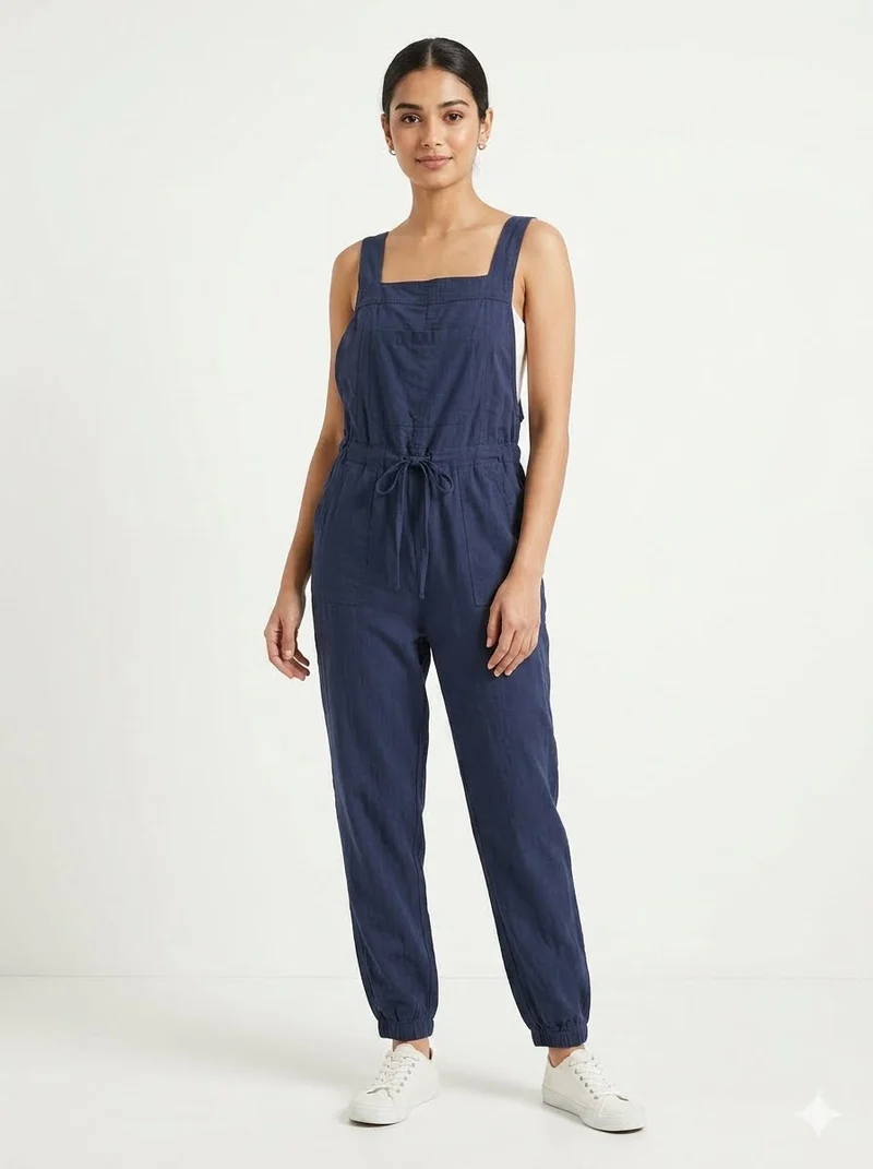 White Stuff Daphne Jersey Dungarees Jumpsuit in