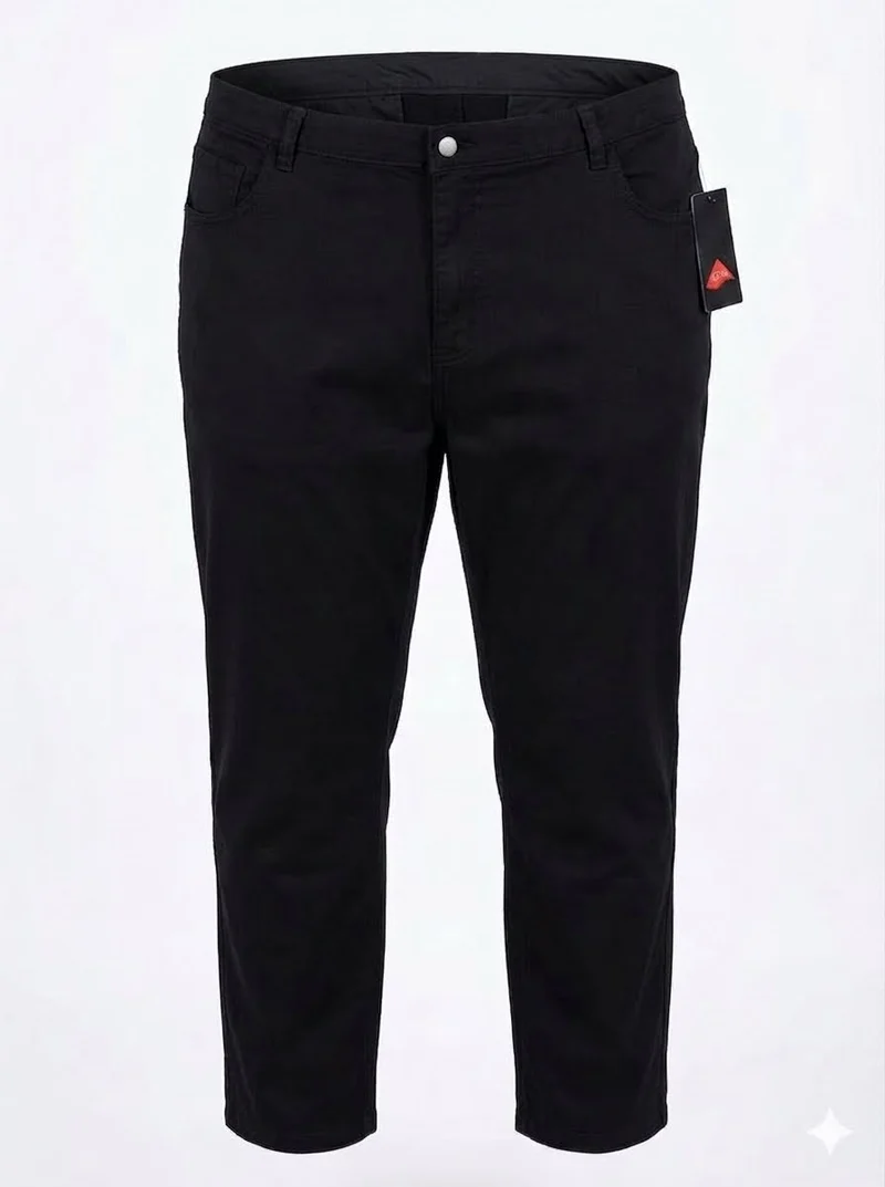 Classic Tailored Chinos Pants - Black