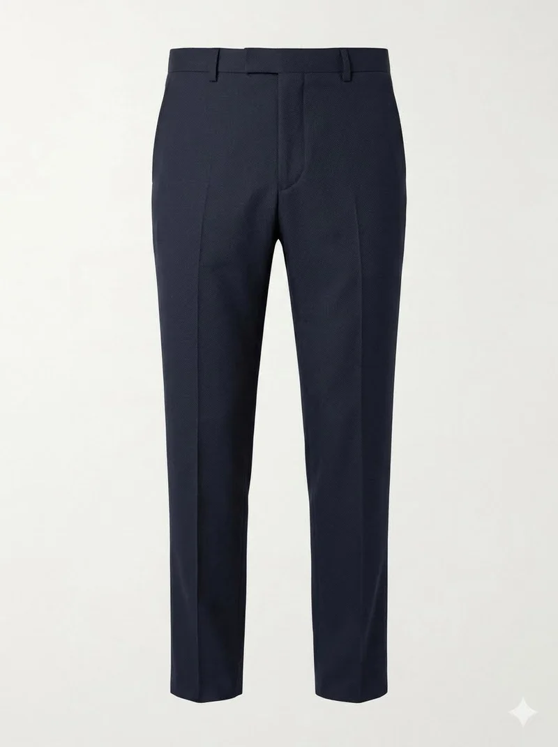 Classic Formal Trousers - Navy Blue