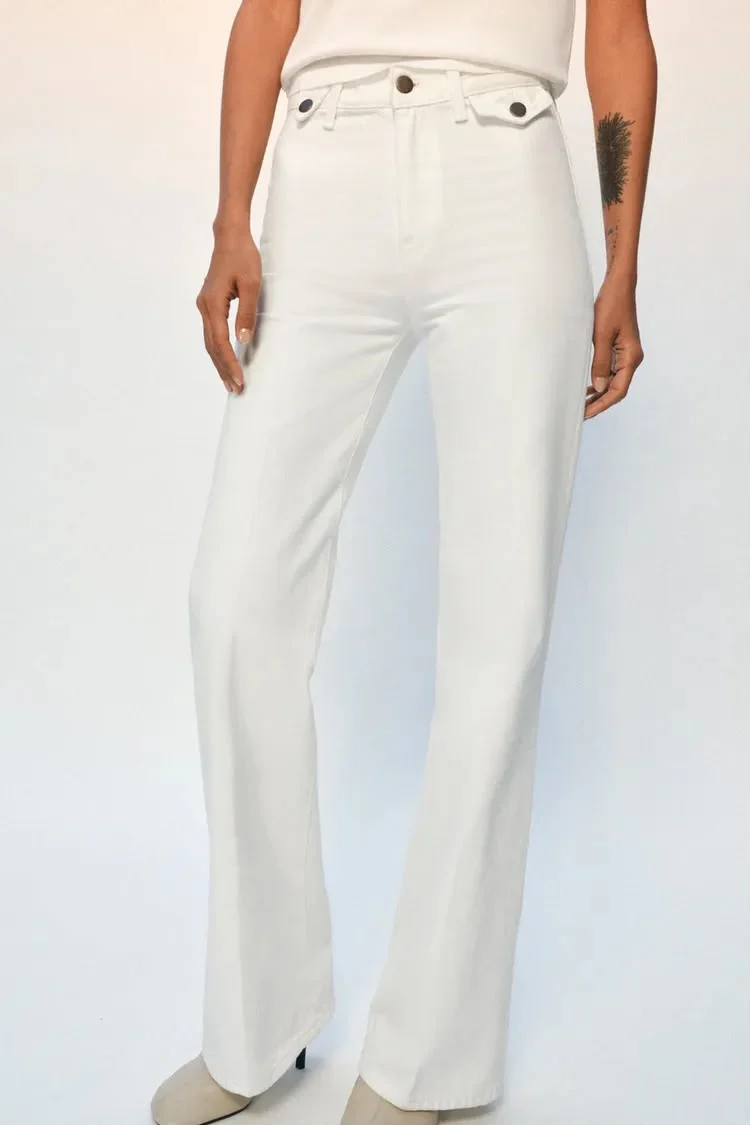 Zara High Waist Flare Jeans