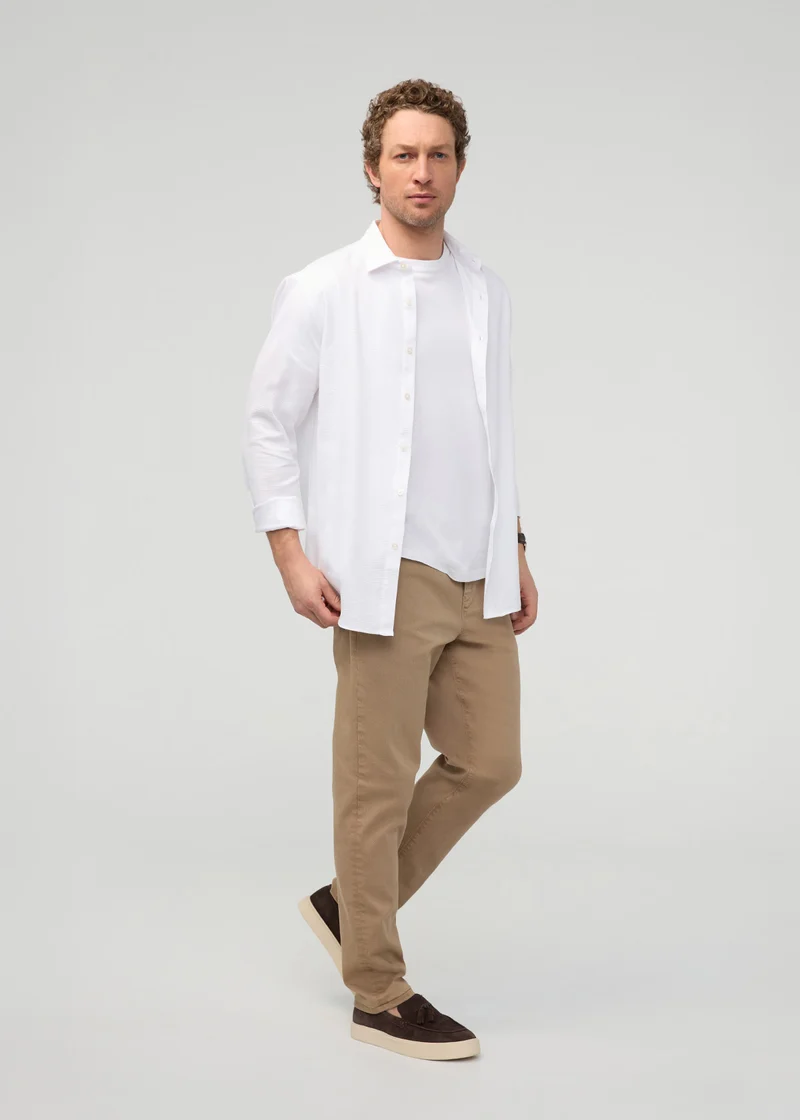 FlexTwill Relaxed Pull On Pant - Desert Khaki