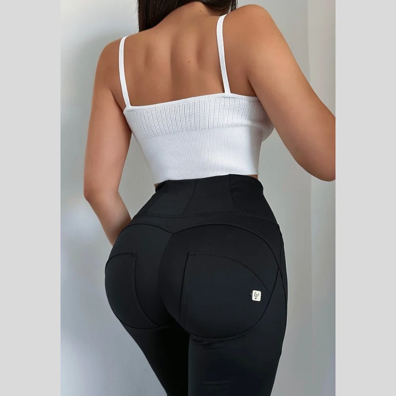 WR.UP Push-Up High Waist Skinny Sculpt Tech Leggings - Black