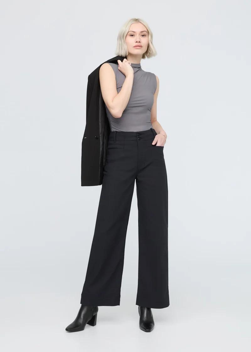 NuStretch High Rise Trouser - Black