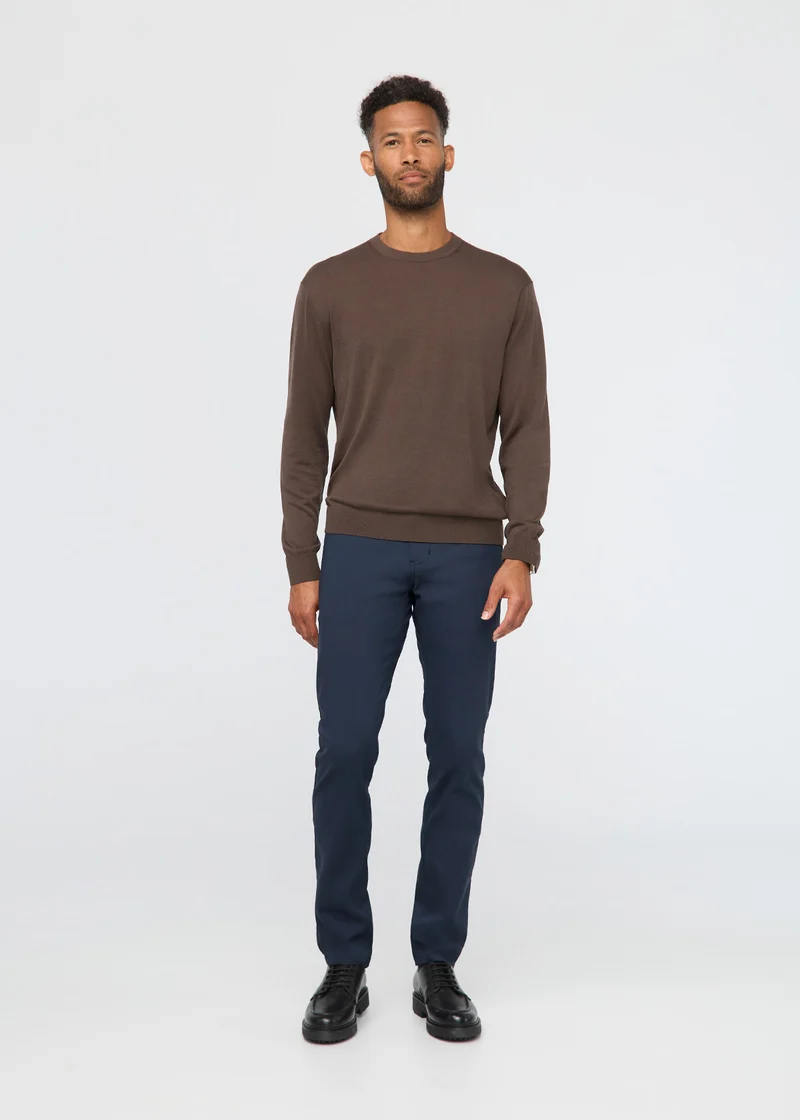 NuStretch Slim Straight Trouser - Navy