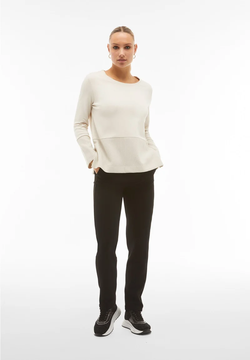 Comfort Pants Straight Leg Full Length - Black
