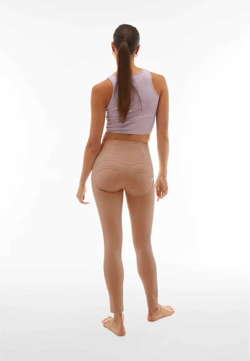 WR.UP Push-Up Super High Waist Skinny Drill Pant - Roebuck Pink