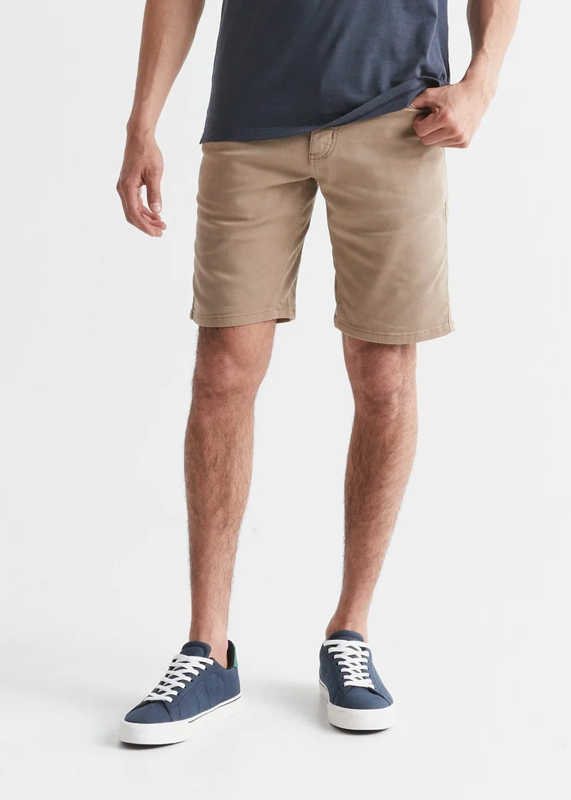 No Sweat Short Slim - Desert Khaki