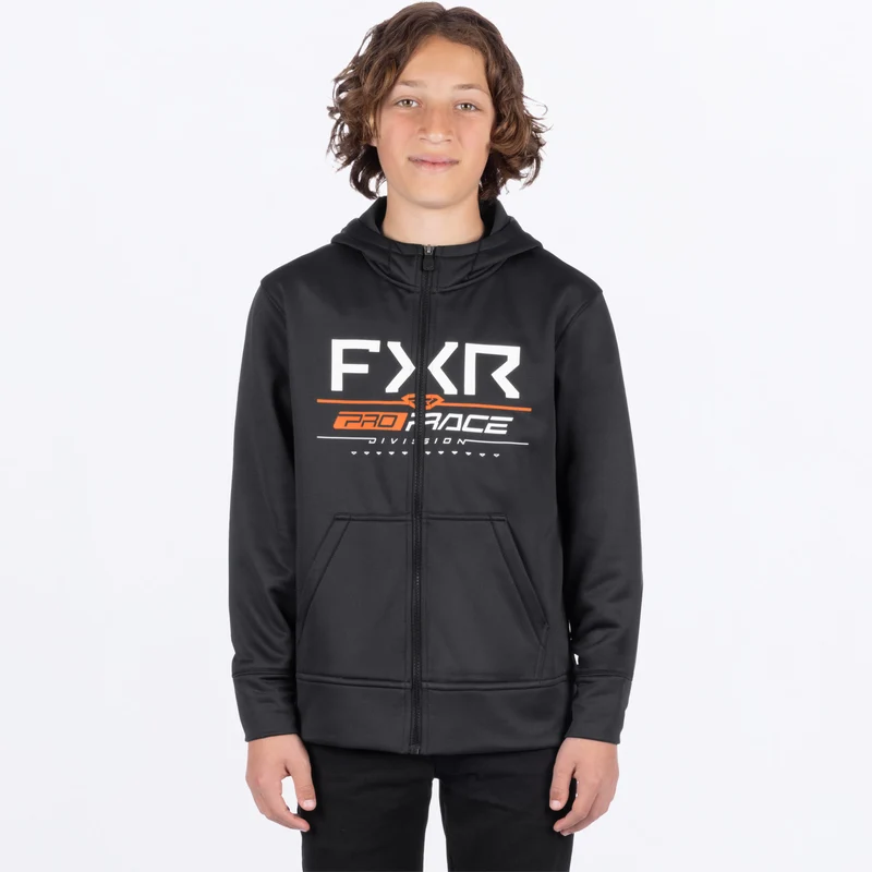 Youth Race Division Tech Zip Hoodie
