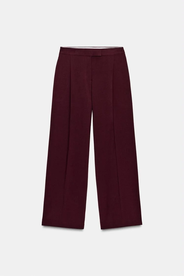 Zara High Waist Wide Leg Trouser