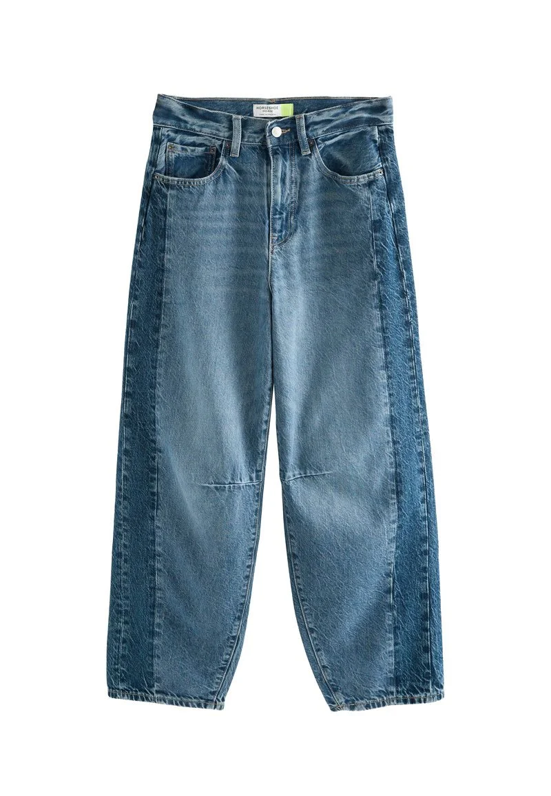 Horseshoe Barrel Relaxed Fit Jeans Blue