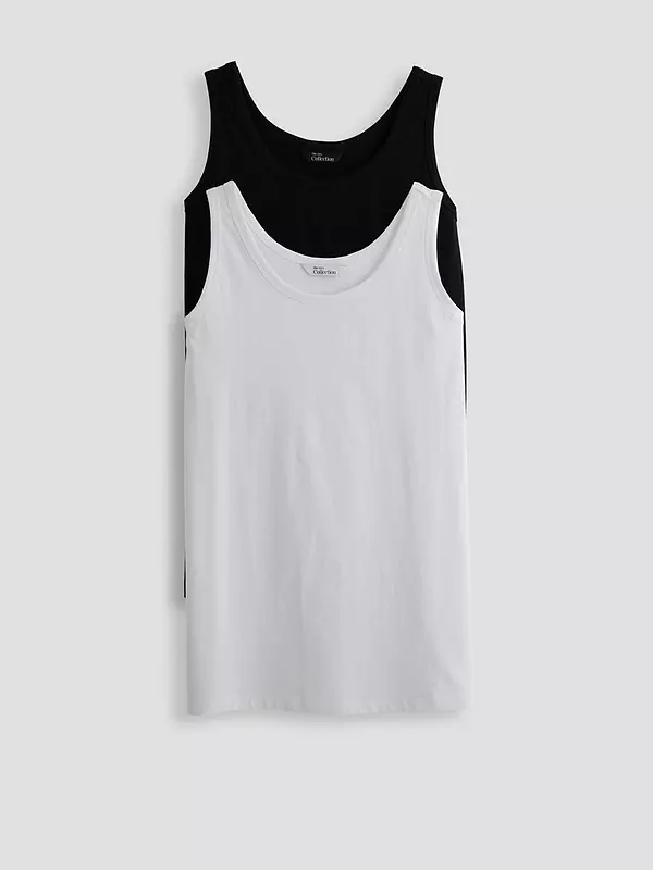 Curve 2 Pack Loose Fit Vest Multi