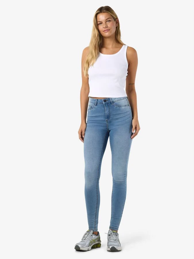 Noisy May Skinny Fit High Waist Super Slim Leg
