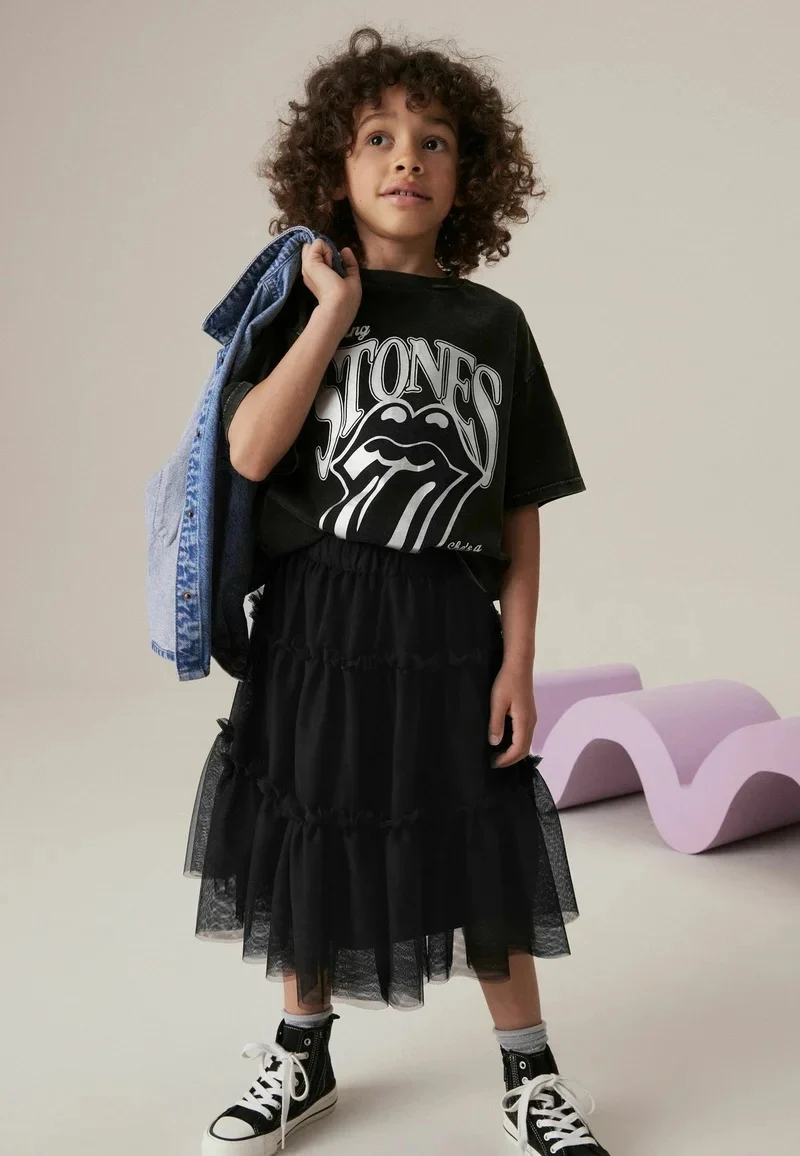 REGULAR FIT - A-line Skirt - Black