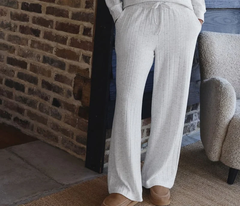 Next Mottled White Trouser Pajamas