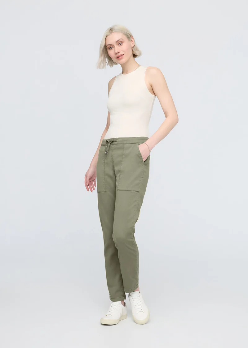 No Sweat Harbour Pant - Light Olive