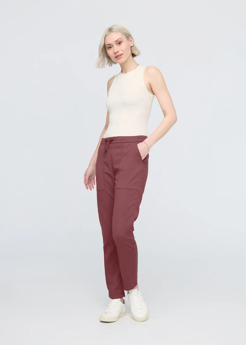 No Sweat Harbour Pant - Red Clay
