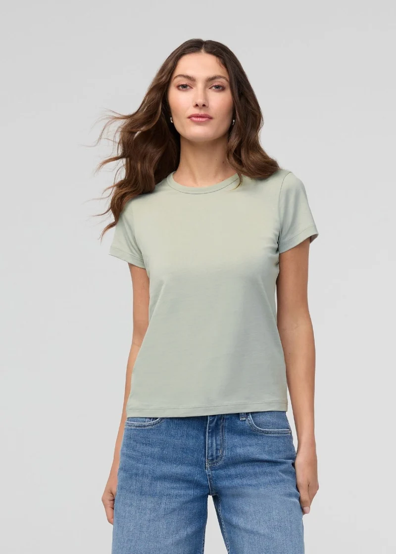 PurePima Slim Crew - Seagrass