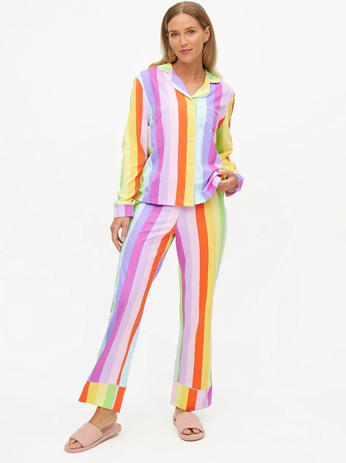 Rainbow Stripe Pyjamas set
