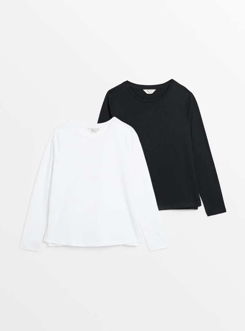 Maternity Nursing Long Sleeve Plain Top