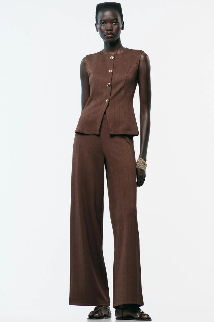 Zara Merino Wide Leg Pant