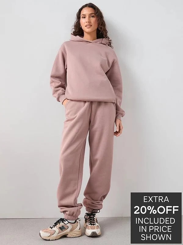 V by Very Relaxed Hoodie - Taupe