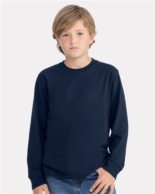 Black Cotton Long Sleeve T-Shirt