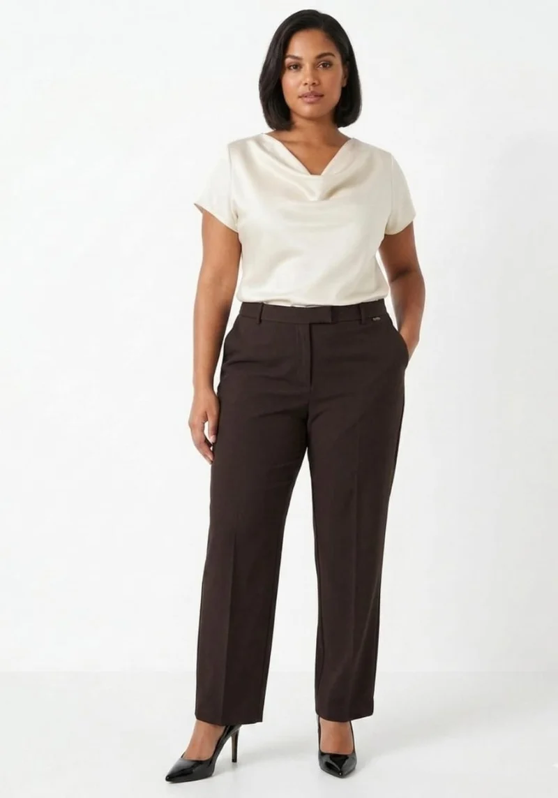 Next Tall Straight Leg Trouser Brown