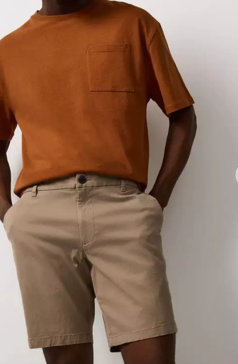 Tu Stone Kaki Colour Chino Shorts