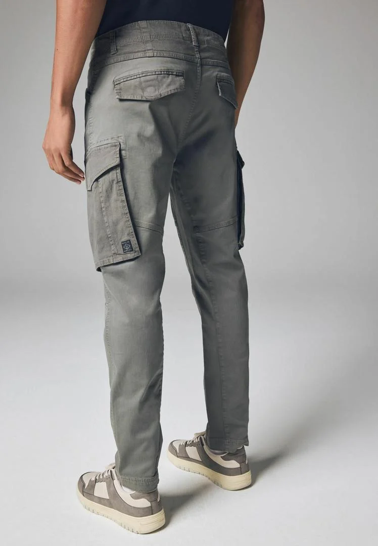 Detail Stretch Cargo trousers - Pale Green