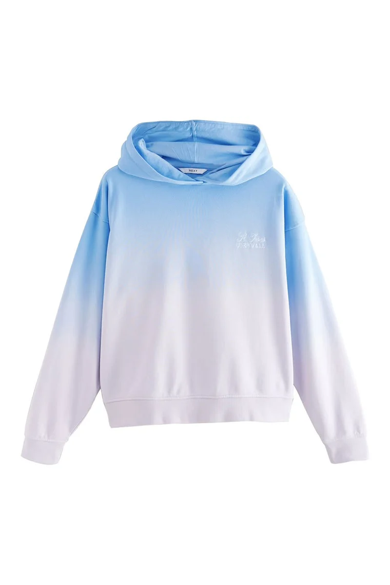 Ombre Hooded Sweatshirt