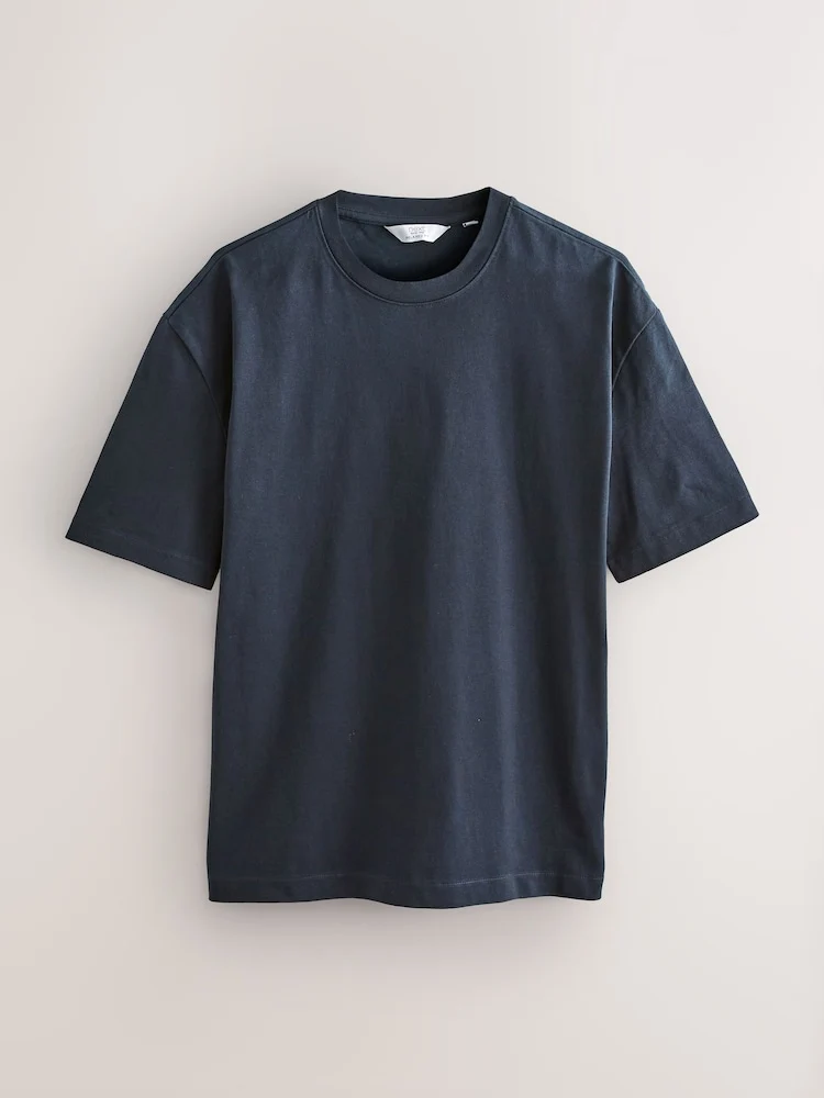 Navy Blue Relaxed Fit T-Shirt