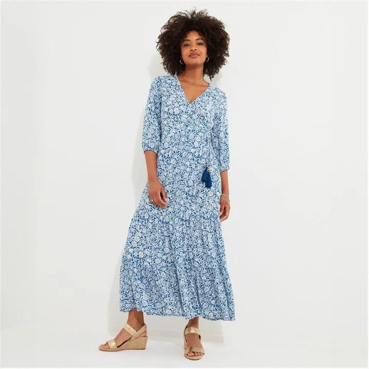 Wrap Blue Dress