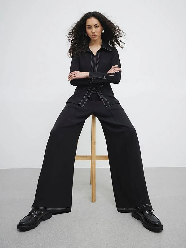River Island Contrast Stitching Tailored Trouser