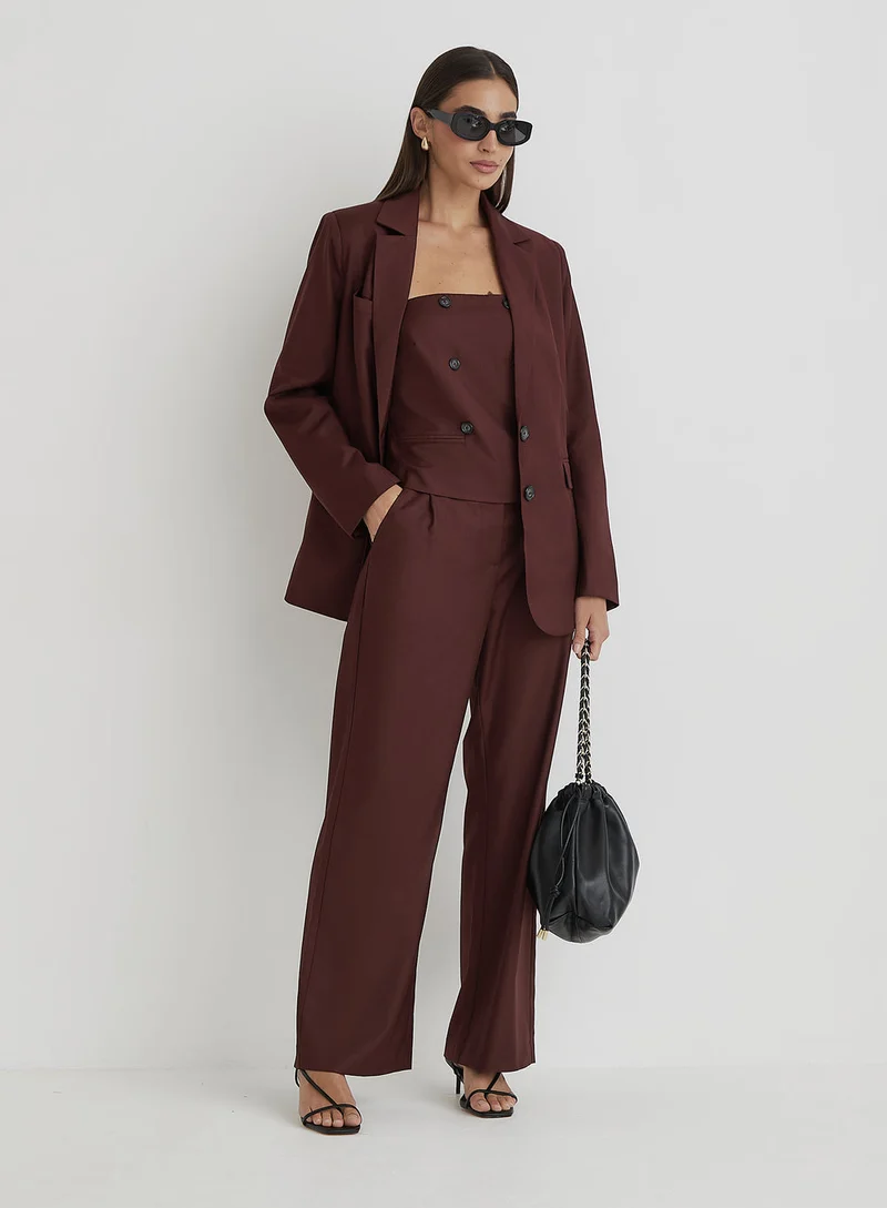 Crea Burgundy Blazer