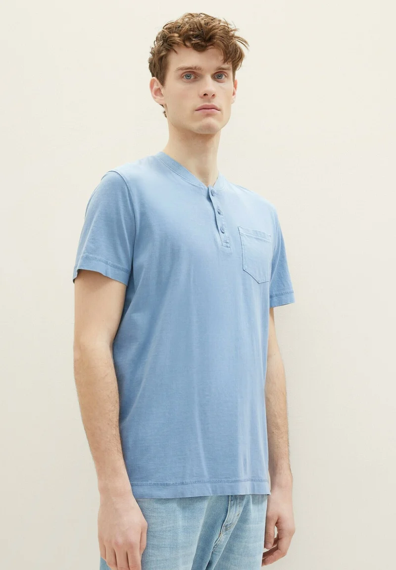 Tom Tailor Washed Henley T-shirt