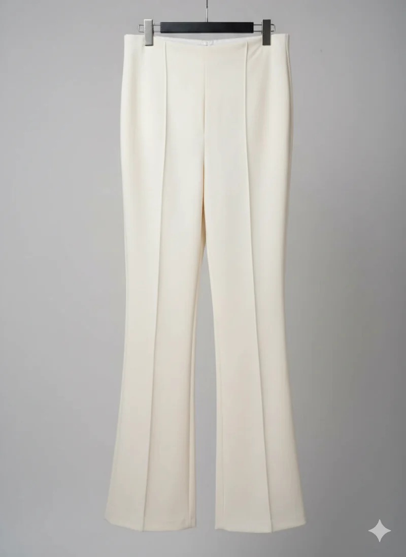 Full lenght High Waist Flare Trousers