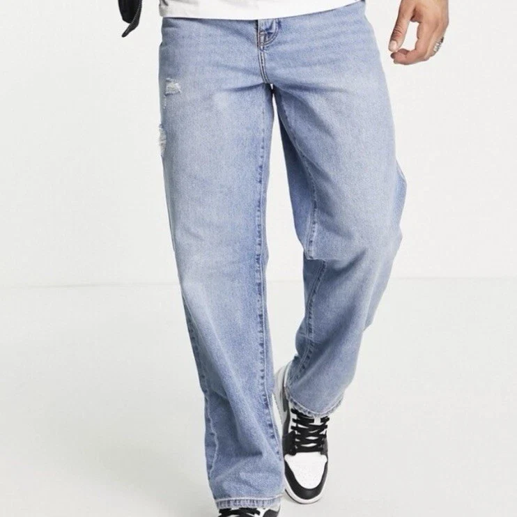 ASOS Baggy jeans - Light Wash Blue