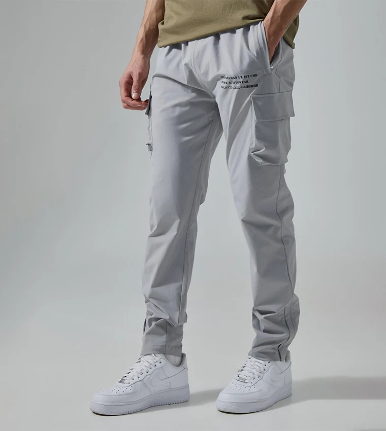 Technical Cargo Jogger - Light Grey