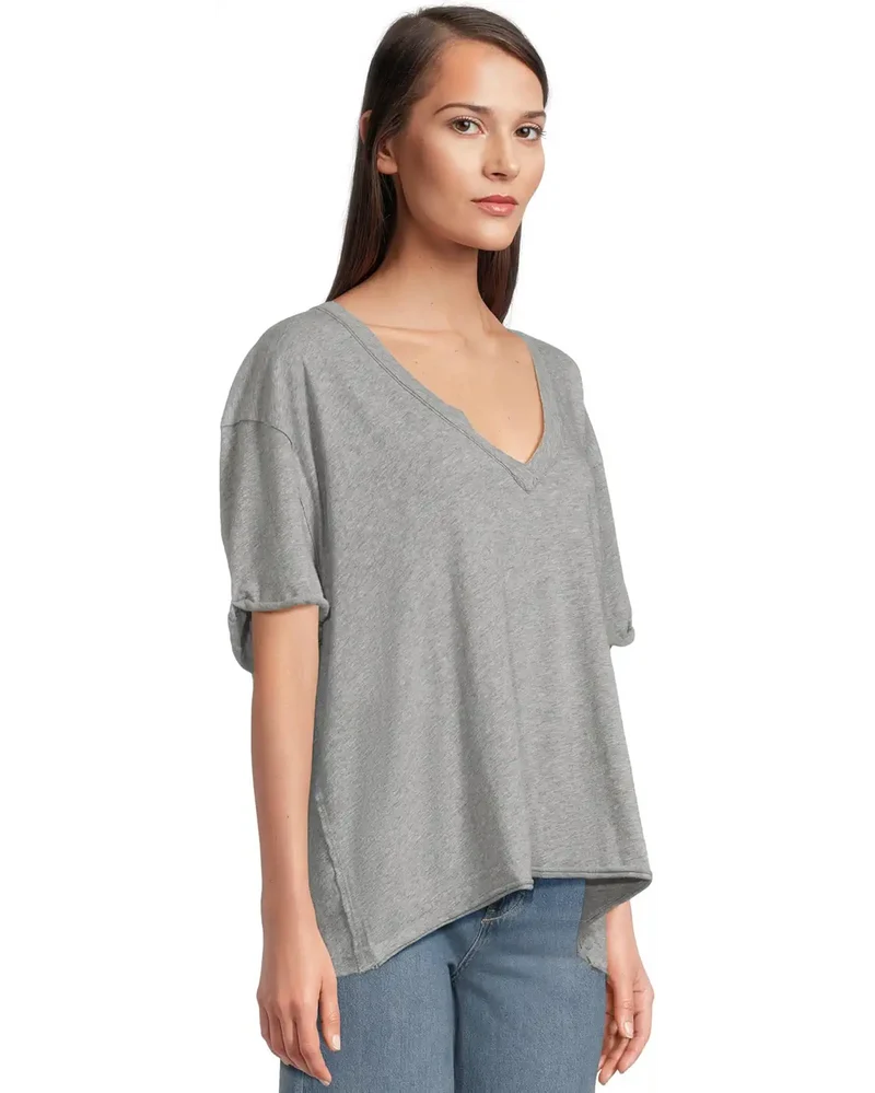 Free People Oversized V-Neck Voyage T-shirt