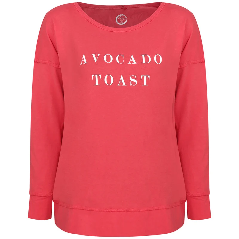 Coral Pink Long Sleeve Top